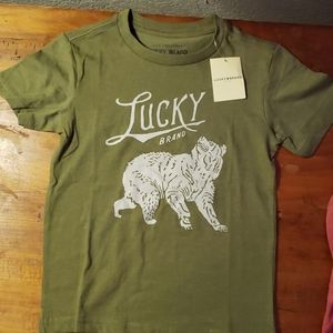 Lucky Brand Olive Bear T *new